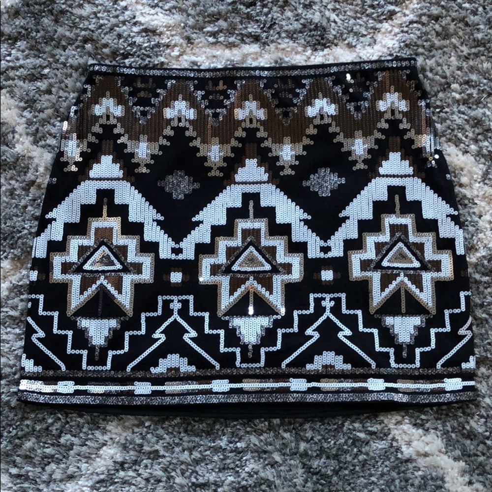 Express Sequin skirt
